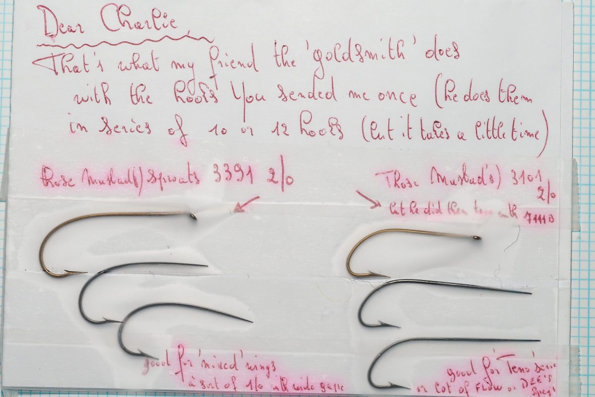 Mustad 3391 and 3101 – Hook Reworking