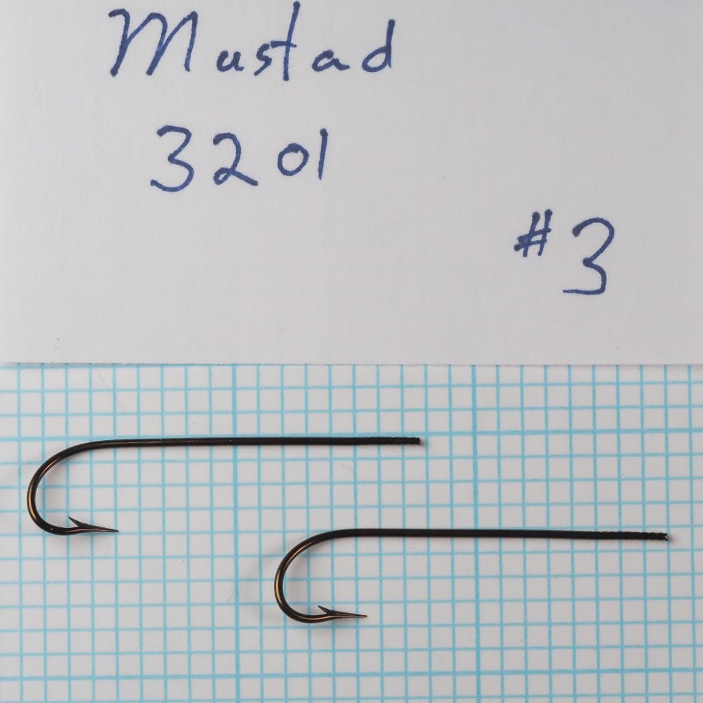 Mustad 3201 Manufacturing Consistency Size 12 — two hooks showing identical production quality