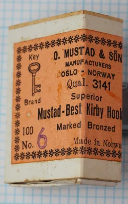 Mustad 3141 Box and Label size 6