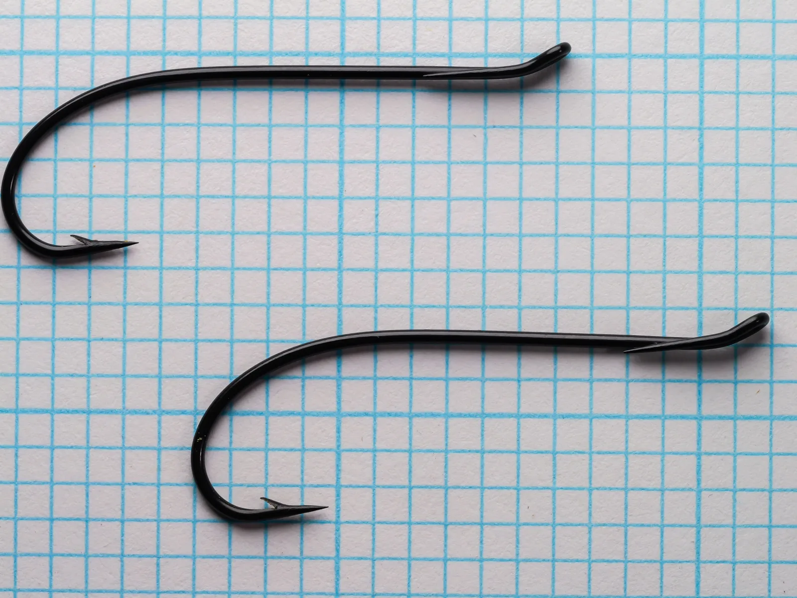 Two Partridge Single Wilson size 2 hooks on grid paper.