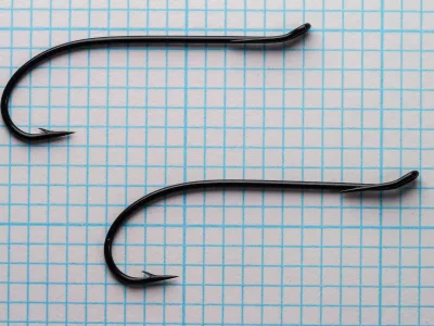 Two Partridge Single Wilson size 2 hooks on grid paper.