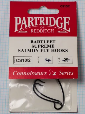Partridge CS10/2 Connoisseurs package — front panel — model code, size, quantity markings — size 4 × 25 shown