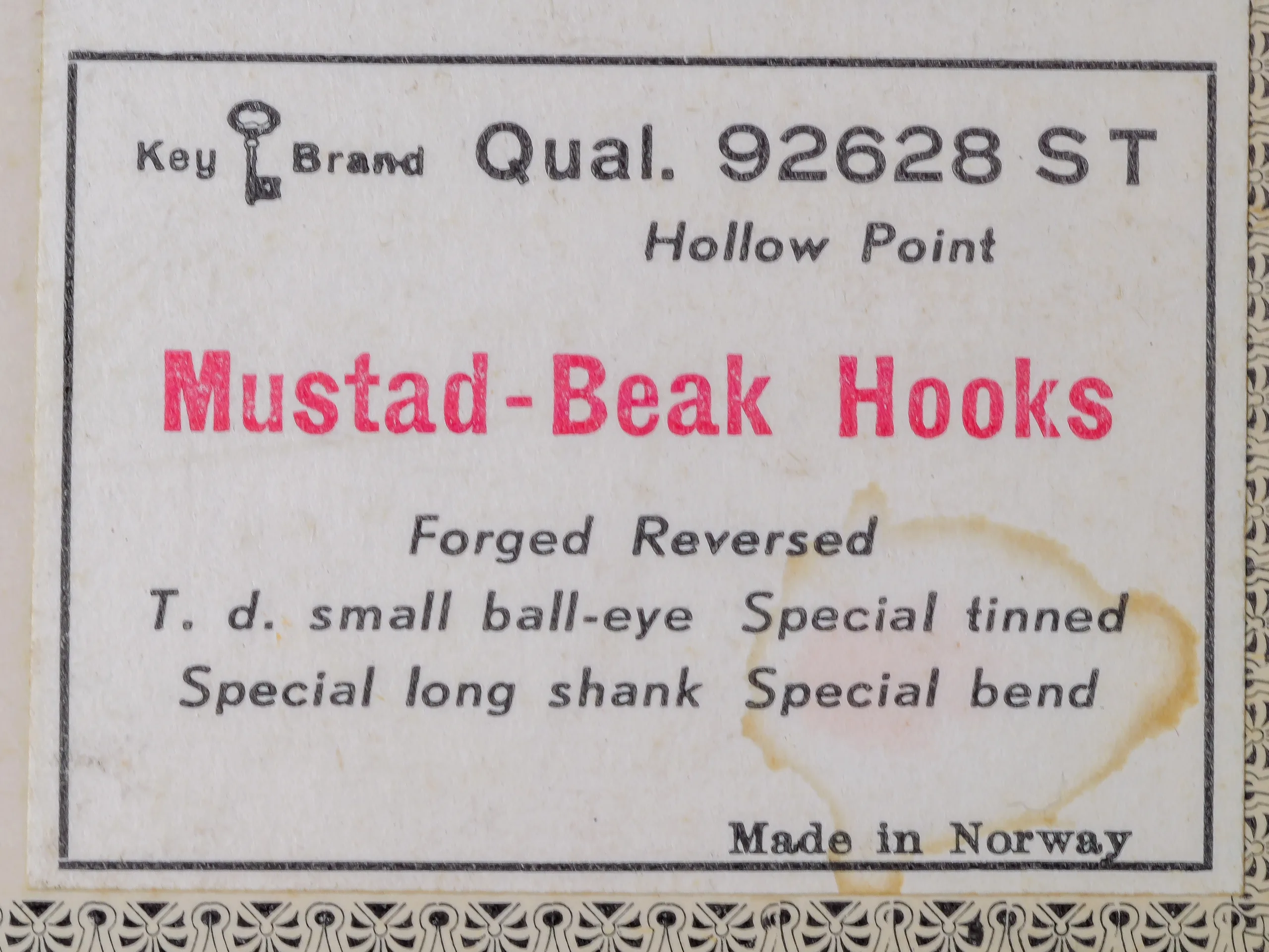 Mustad Hooks – 92628 ST – Garren Wood