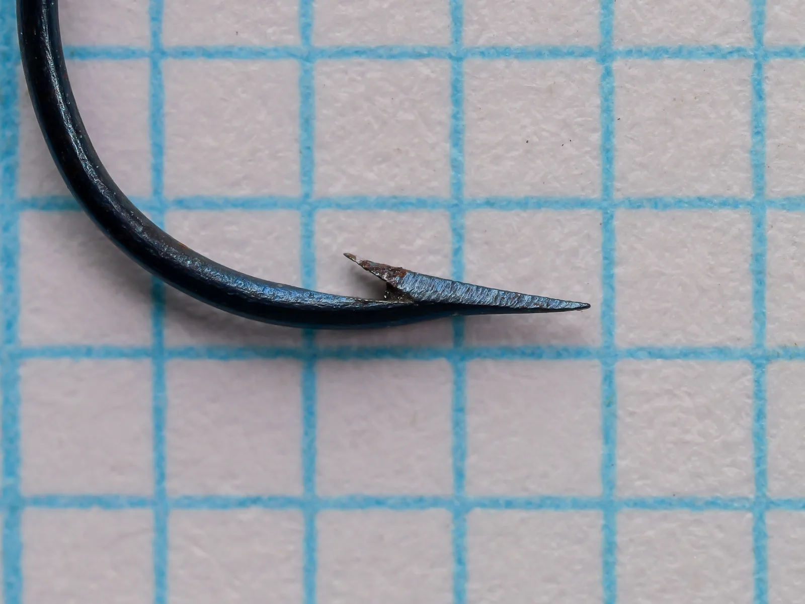 H. Milward & Sons 10371 — hook point detail — size 5 — hollow point construction