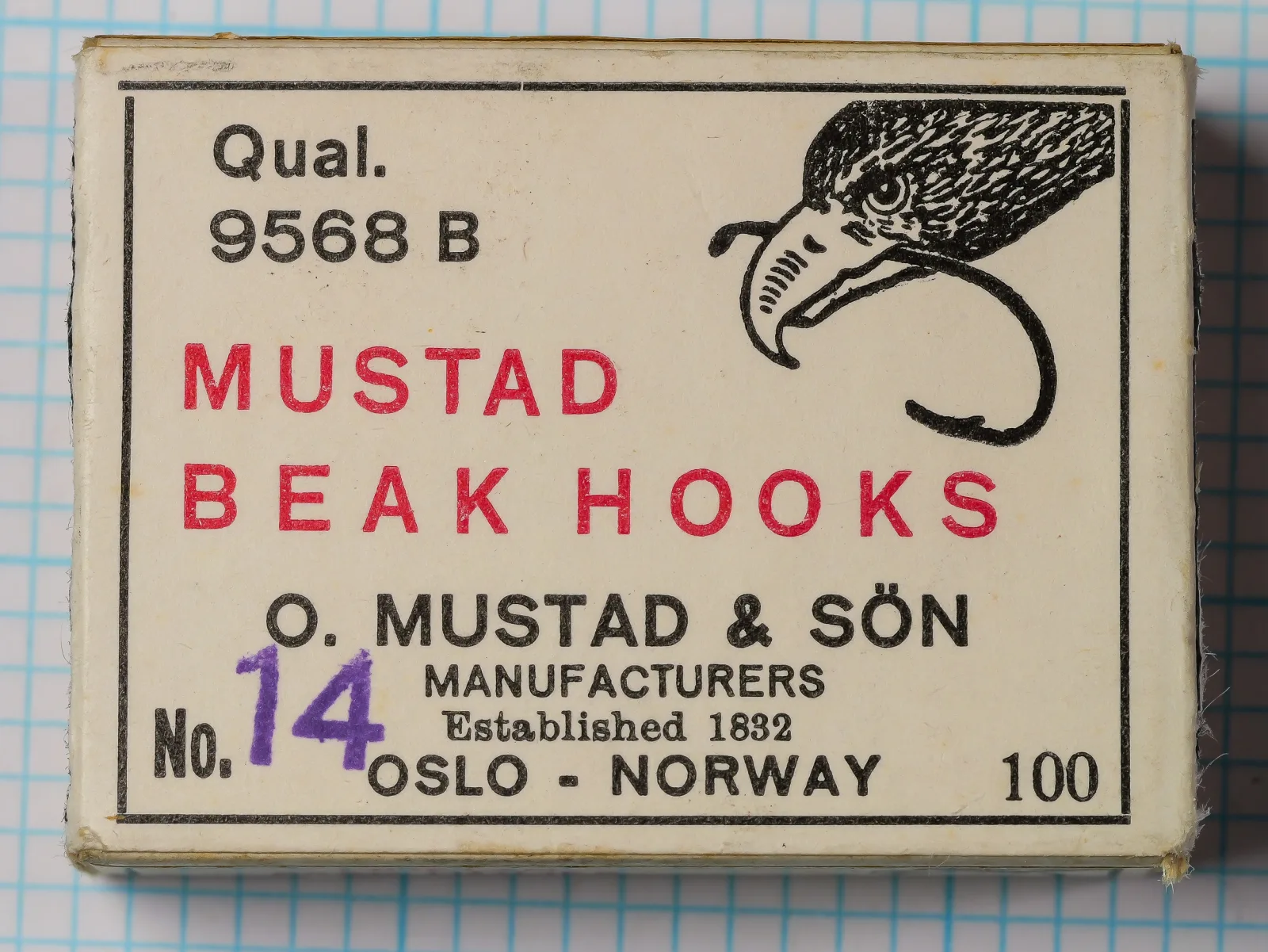 Mustad-9568-B-Box-and-Label-Size-14