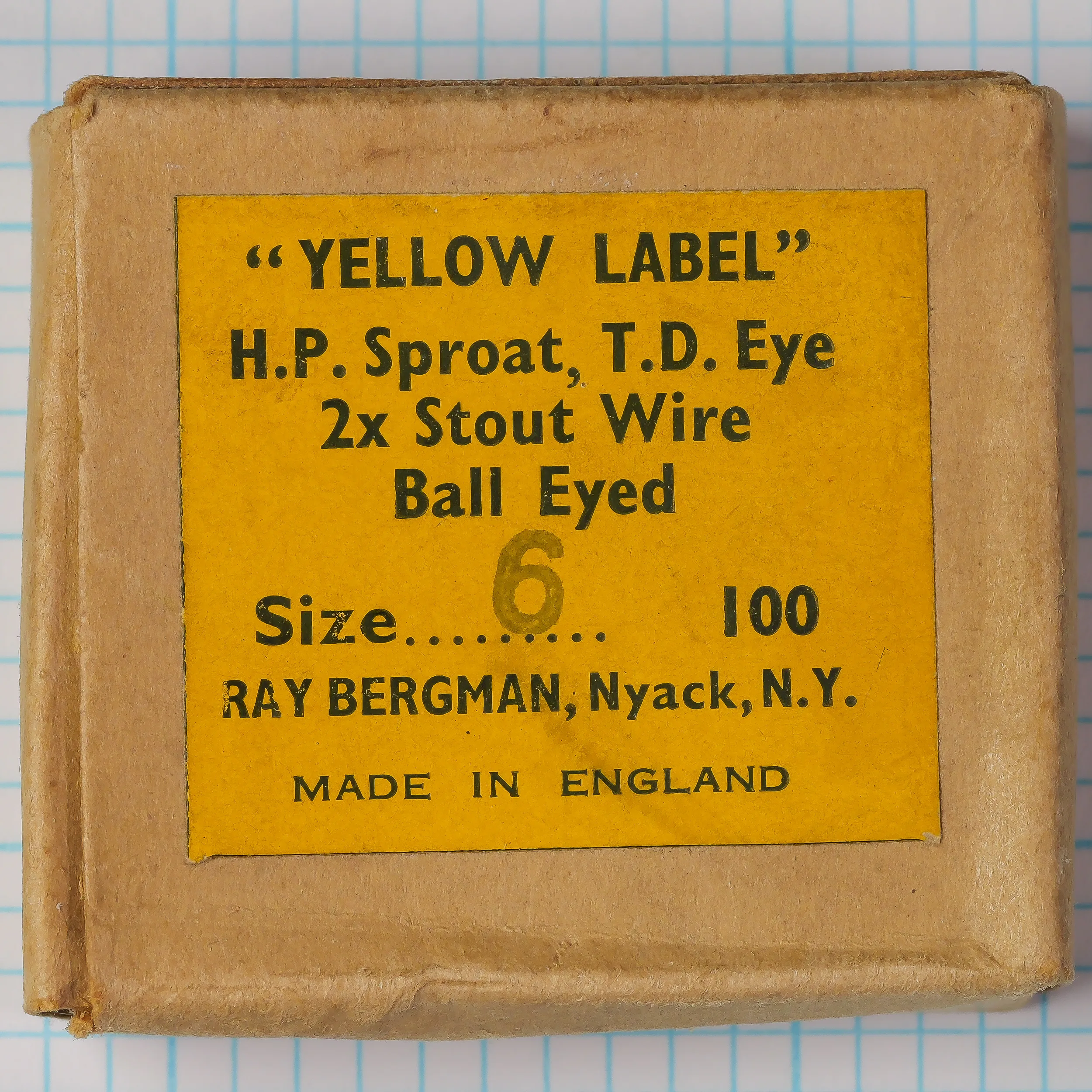 Ray Bergman – Yellow Label H.P. Sproat, T.D. Eye