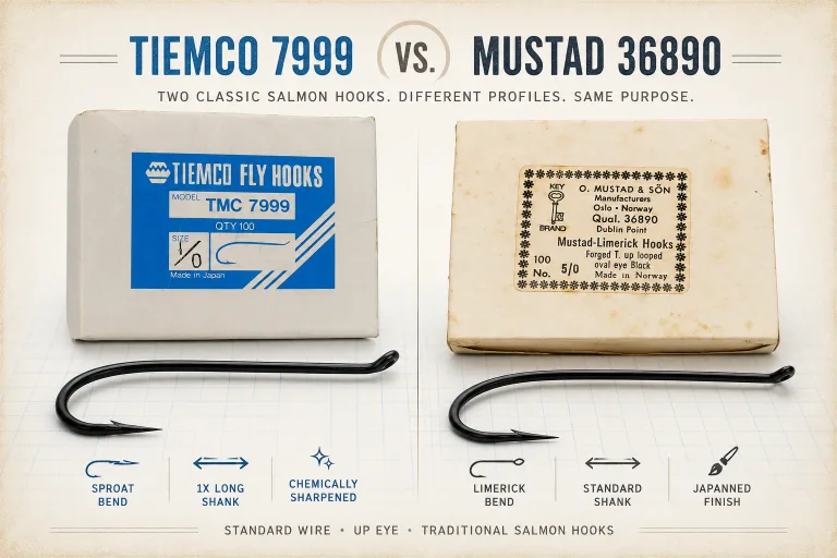 Tiemco 7999 vs Mustad 36890