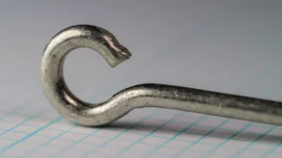Mustad 95133 — hook profile showing round/Kendal bend and straight ball eye — size 6/0 — tinned finish