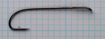 TMC 765SP size 6 planform view showing hook bend and gape width