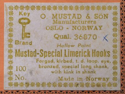 Mustad 36870 — Special Limerick Hooks