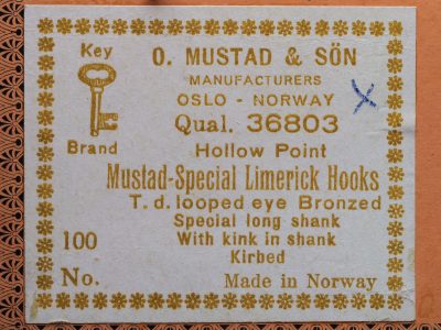 Mustad 36803 — Special Limerick Hooks