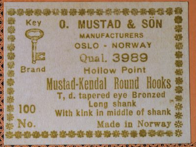 Mustad 3989 — Kendal Round Hooks